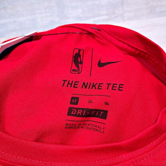 Memphis Hustle NBA G League Nike Dri Fit Mesh Tee Red Mens Large Tall LT - Picture 5 of 7